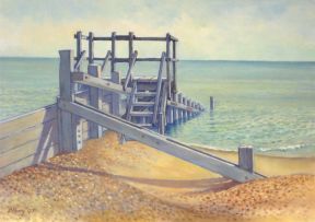 Steps over Groyne